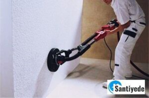 makine ile zımpara yapılması