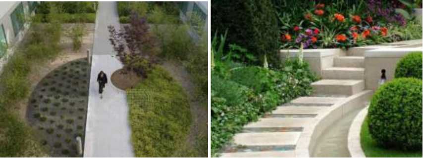 doğal taşlar ile peyzaj formal informal yol